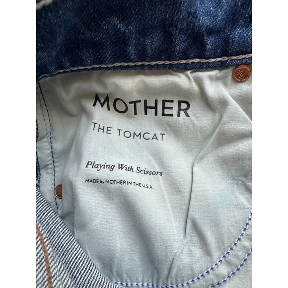 Mother Superior The Tomcat in Playing with Fire Blue Denim Jeans Size 24 - Picture 5 of 7